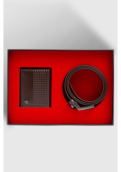 -Set 7- % 100 Hakiki Deri Özel Hediye Kutulu Damat Kemer Cüzdan Çeyiz Seti fiyatları