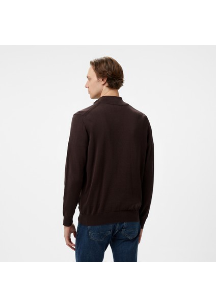 Erkek Kahverengi Regular Fit Kazak S37104T.20C fiyatları