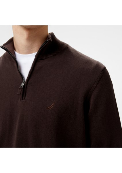 Erkek Kahverengi Regular Fit Kazak S37104T.20C indirimleri