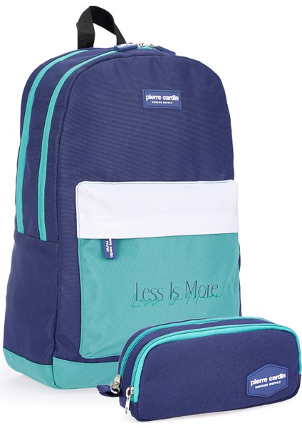 1005-3006 Okul Çantası Kalemlikli Suya Dayanıklı Çok Bölmeli