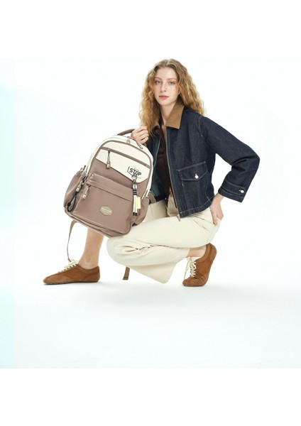 18823 Okul Çantası Suya Dayanıklı Çok Bölmeli