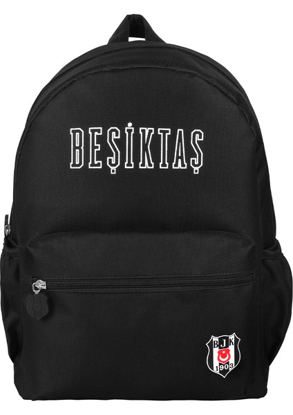 Siyah Ön Cep Detaylı Sırt Çantası