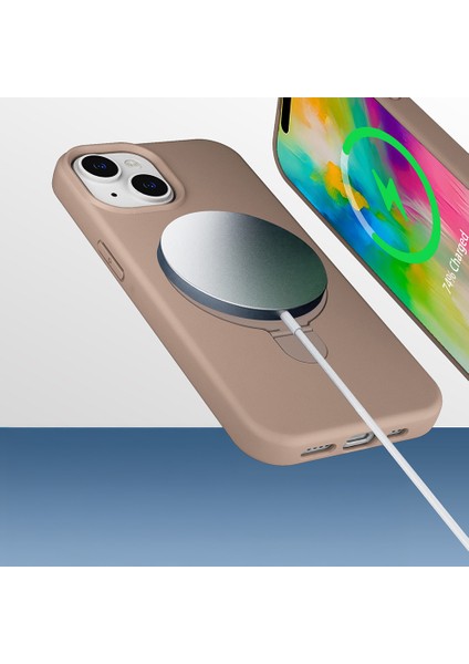 Apple iPhone 14 Kılıf M-Safe Şarj Özellikli Standlı Samara Kapak modelleri