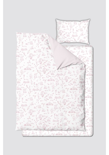 Bebek/çocuk Nevresim Takımı - Toıle De Jouy / Pembe