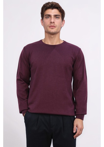 Bisiklet Yaka Petek Örgü Bordo Triko Kazak fiyatları