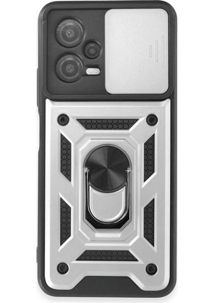 Redmi Note 12 5g Kılıf Kamera Koruma Sürgülü Şık Pars Tank Sert Silikon Kapak