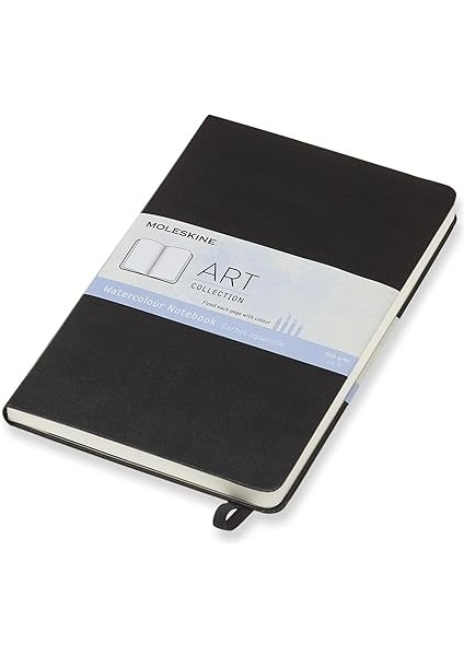 Yaratıcı Not Defteri, Sulu Boya Not Defteri, Cep, A6, 200 G Sulu Boya Kağıdı, Sert Kapak, Siyah. Large/a5 indirimleri
