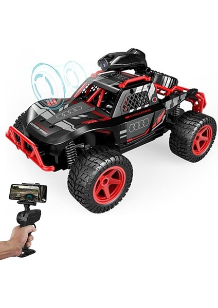 Wifi Kameralı 2.4ghz Uzaktan Kumandalı 1:16 Drift Atan 4x2 Offroad Rock Crawler Araba