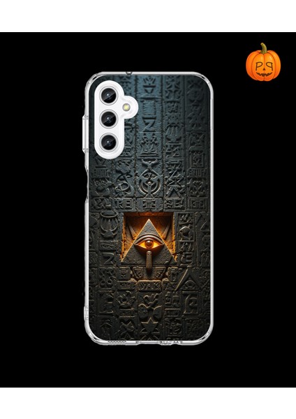 Samsung Galaxy A25 Uyumlu Şeffaf Kılıf Antik Mısır 4 Tasarımlı