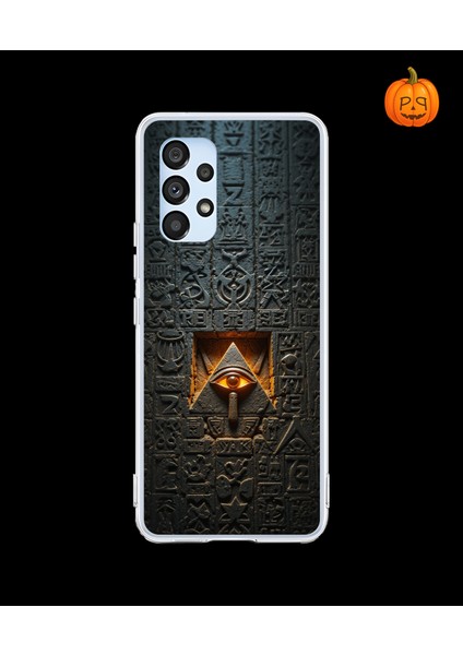 Samsung Galaxy A53 Uyumlu Şeffaf Kılıf Antik Mısır 4 Tasarımlı