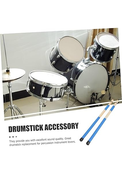 1çift Ahşap Davul Çubukları Profesyonel Davul Hammers Dayanıklı Perküsyon Aksesuarı Mükemmel ve Güç ile Değiştirilebilir modelleri