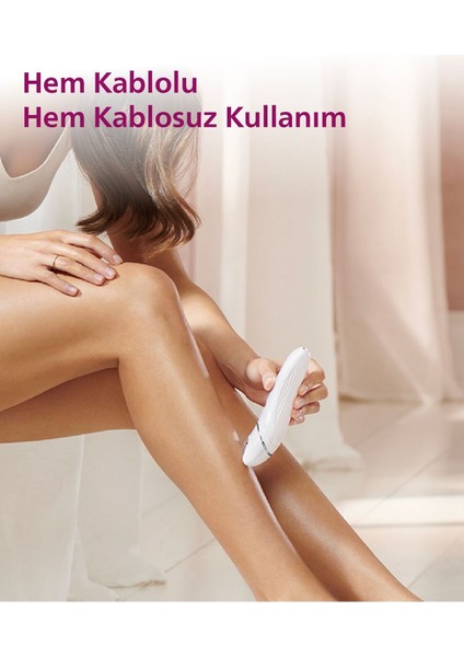 Iplikli Islak-Kuru Kablosuz Epilatör Yüz, Bikini, Bacak, Koltuk Altı Işıklı modelleri