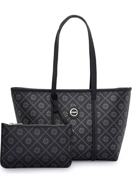 Kadın Lina Monogram Orta Boy Cüzdanlı Omuz Çantası