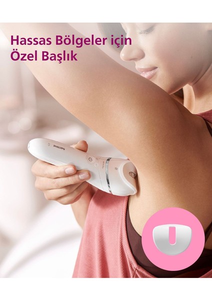 Iplikli Islak-Kuru Kablosuz Epilatör Yüz, Bikini, Bacak, Koltuk Altı Işıklı