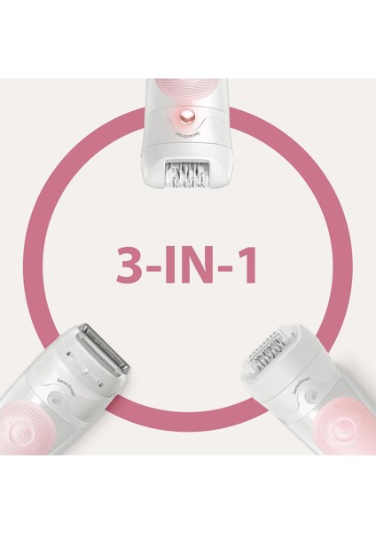 Beyaz-Pembe Epilatör 5 5620 Sensosmart, Pürüzsüz Cilt Için Ideal Seçim fırsatları