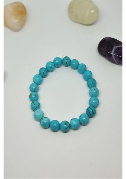 Doğal Turkuaz ve Firuze Taşlı Zarif Bileklik, Şıklığa Renk Katın fiyatları
