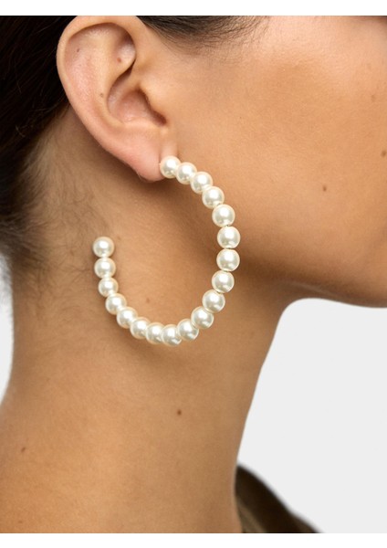 Inci Görünümlü Açık Halka Küpe fiyatları