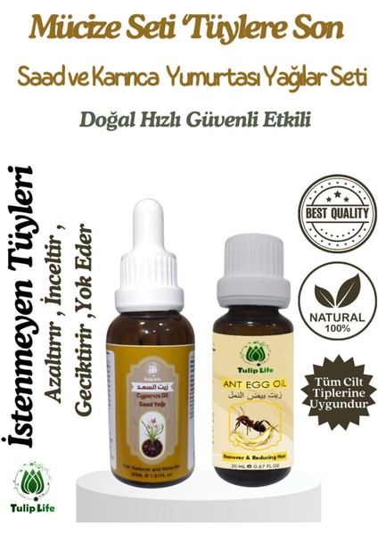 Tüy Azaltıcı ve Yok Edici Seti, Doğal ve Etkili Bakım Süreci