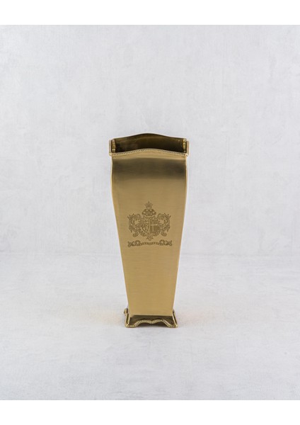 Engrave Kare Gold Vazo 11×11×26