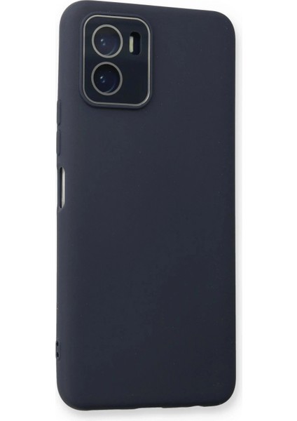 Vivo Y15S Kılıf Lansman Glass Kapak - Lacivert modelleri