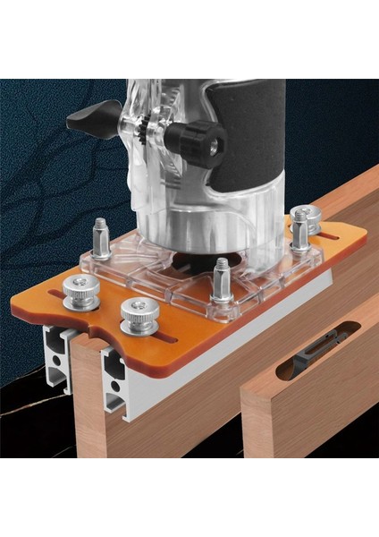 Kesme Makinesi Için 2&#39;si 1 Yuvalı Braket Görünmez Bağlantıcılar Dolap Dolap Panel Punch Locator Alüminyum (Yurt Dışından) fiyatları