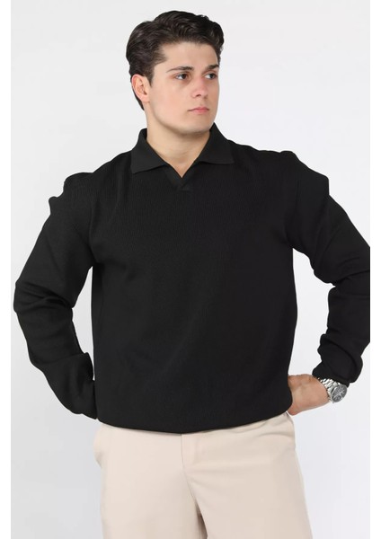 Gömlek Yaka Erkek Triko Kazak P-00018553 fiyatları