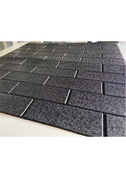 70X38CM Siyah 3D Kendinden Yapışkanlı Duvar Paneli, Ofis ve Oda Dekoru fırsatları