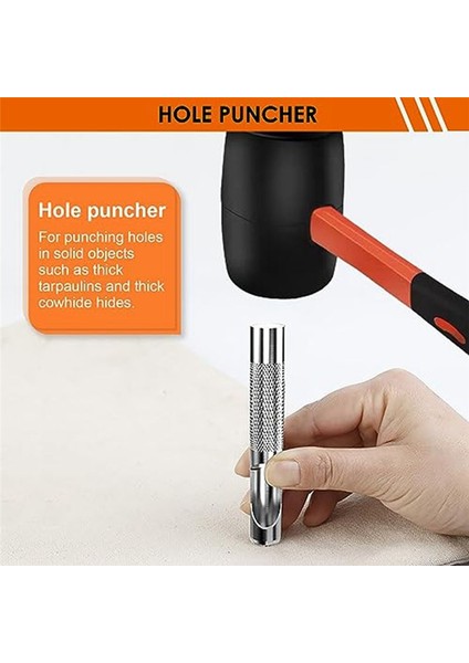 Grommet Tool Kit, Ağır Deli Delin Pul Pensesi Aracı 500 Grommets, Şezlon (Yurt Dışından) modelleri
