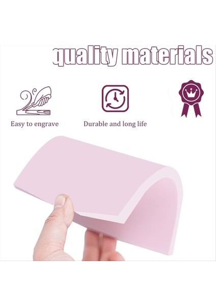 5 Paket Lastik Damga Oyma Blokları, 4x6 Pembe Kauçuk Oyma Blokları Baskı Yapımı Damgası Üreticisi Oyma (Yurt Dışından) fırsatları