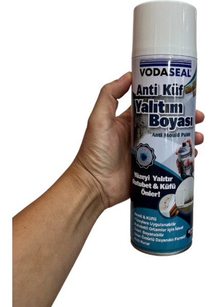 Anti Küf Yalıtım Boyası 3'lü Paket – Rutubet ve Küfe Karşı Mucizevi Sprey 400 ml modelleri