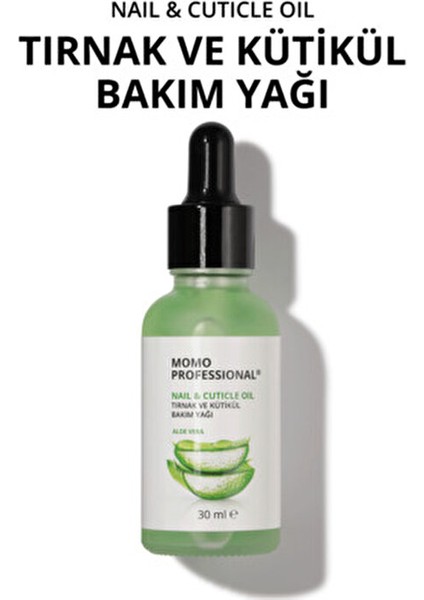 Tırnak ve Kütikül Bakım Yağı Aloe Vera Özlü Yoğun Nemlendirme 30 ml indirimleri