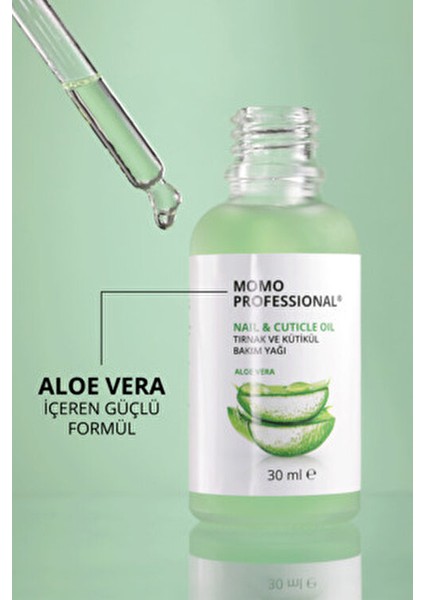 Tırnak ve Kütikül Bakım Yağı Aloe Vera Özlü Yoğun Nemlendirme 30 ml