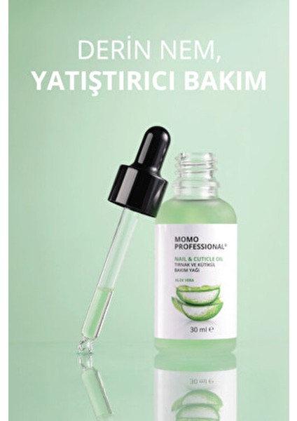Tırnak ve Kütikül Bakım Yağı Aloe Vera Özlü Yoğun Nemlendirme 30 ml
