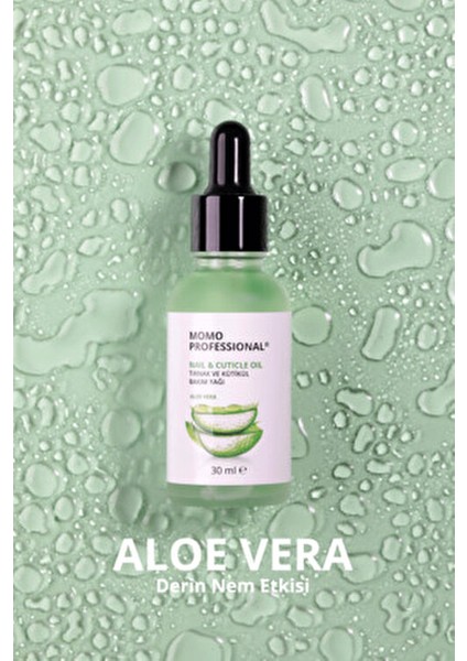Tırnak ve Kütikül Bakım Yağı Aloe Vera Özlü Yoğun Nemlendirme 30 ml