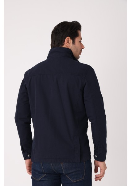 Erkek Fermuarlı ve Çıtçıtlı Mevsimlik Çift Yırtmaç Detaylı %100 Pamuk Regular Kalıp Iç Cepli Mont fırsatları