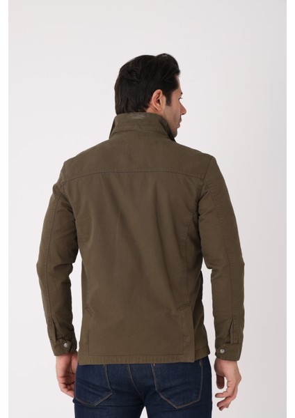 Erkek Fermuarlı ve Çıtçıtlı Mevsimlik Çift Yırtmaç Detaylı %100 Pamuk Regular Kalıp Iç Cepli Mont indirimleri