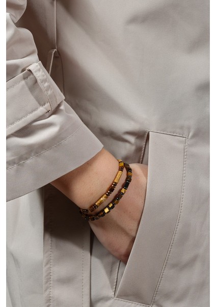 Doğal Taş Bileklik, Sertifikalı El Işi, Jasper, Kaplangözü, Hematit, Enerji ve Denge modelleri