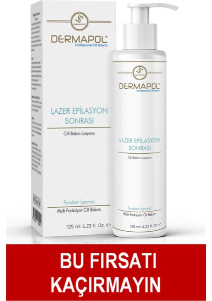 Lazer ve Ağda Sonrası Nazik Cilt Bakım Losyonu 125 ml