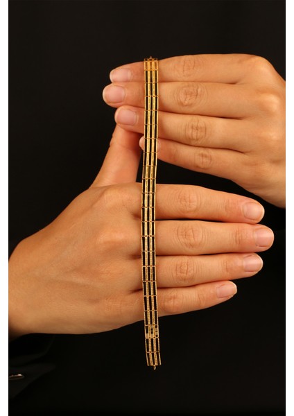 3 Sıra Ajda Model Altın Bileklik CGKBLK0347