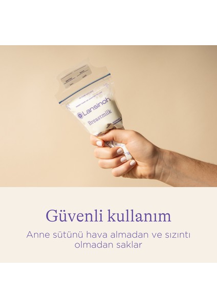 Süt Saklama Poşeti 50 Adet