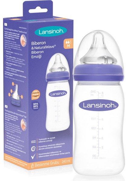 240 ml Biberon & NaturalWave® Biberon Emziği