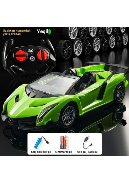 Dört Yönlü Uzaktan Kumandalı Araba Şarj Modeli, Düşmeye Dayanıklı Yarış Spor Arabası, Parlak Drift Yarış Arabası (Yurt Dışından) indirimleri