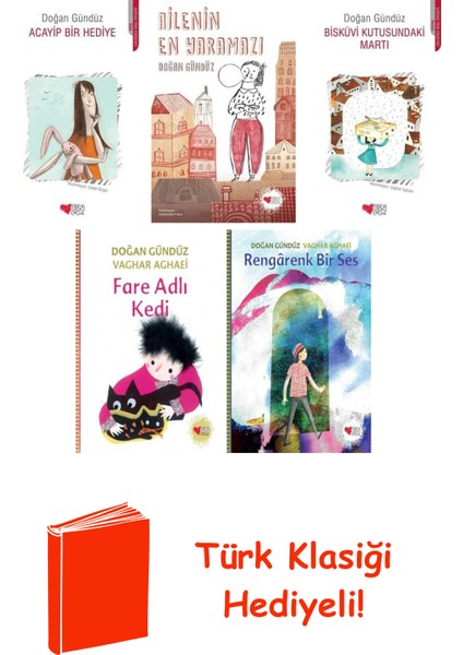 Doğan Gündüz 5 Kitap Seti + Türk Klasiği Hediye