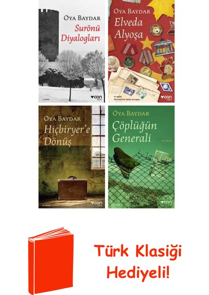 Oya Baydar 4 Kitap Seti + Türk Klasiği Hediye
