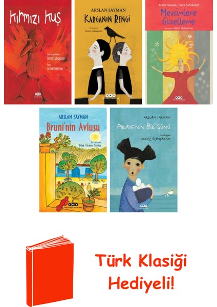 Arslan Sayman 5 Kitap Seti + Türk Klasiği Hediye