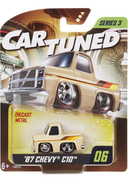 Cartuned S3 1987 Chevy C10 - Krem Rengi Custom Araba ICT526711 indirimleri