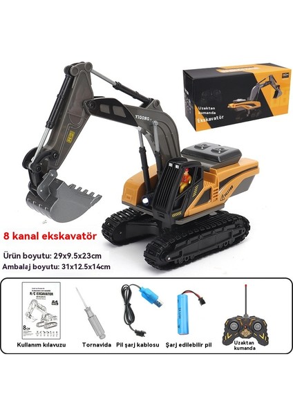 Çocuk Uzaktan Kumandalı Araba Alaşımlı Ekskavatör (Yurt Dışından) fiyatları