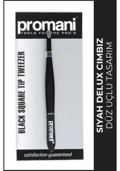 Siyah Düz Uçlu Cımbız PR-920, Hassas ve Dayanıklı Elektronik Araçları Için Ideal