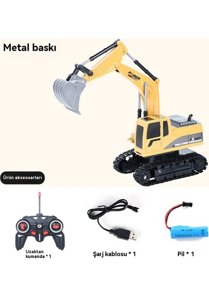 Çocuk Uzaktan Kumandalı Araba Alaşımlı Ekskavatör (Yurt Dışından) fiyatları