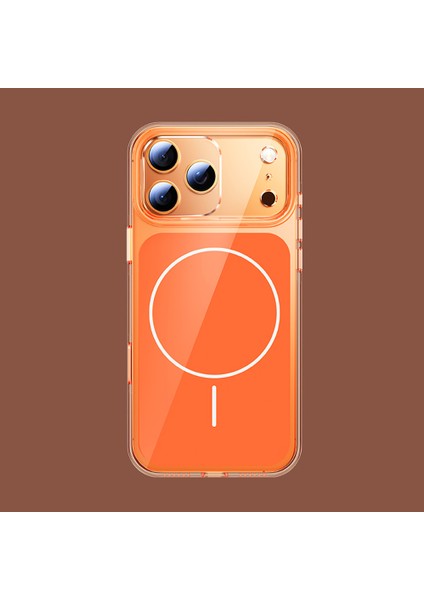 Apple iPhone 17 Pro Max Kılıf M-Safe Şarj Özellikli Kamera Kontrol Butonlu Sağlam Şeffaf Lugano Kapak fırsatları